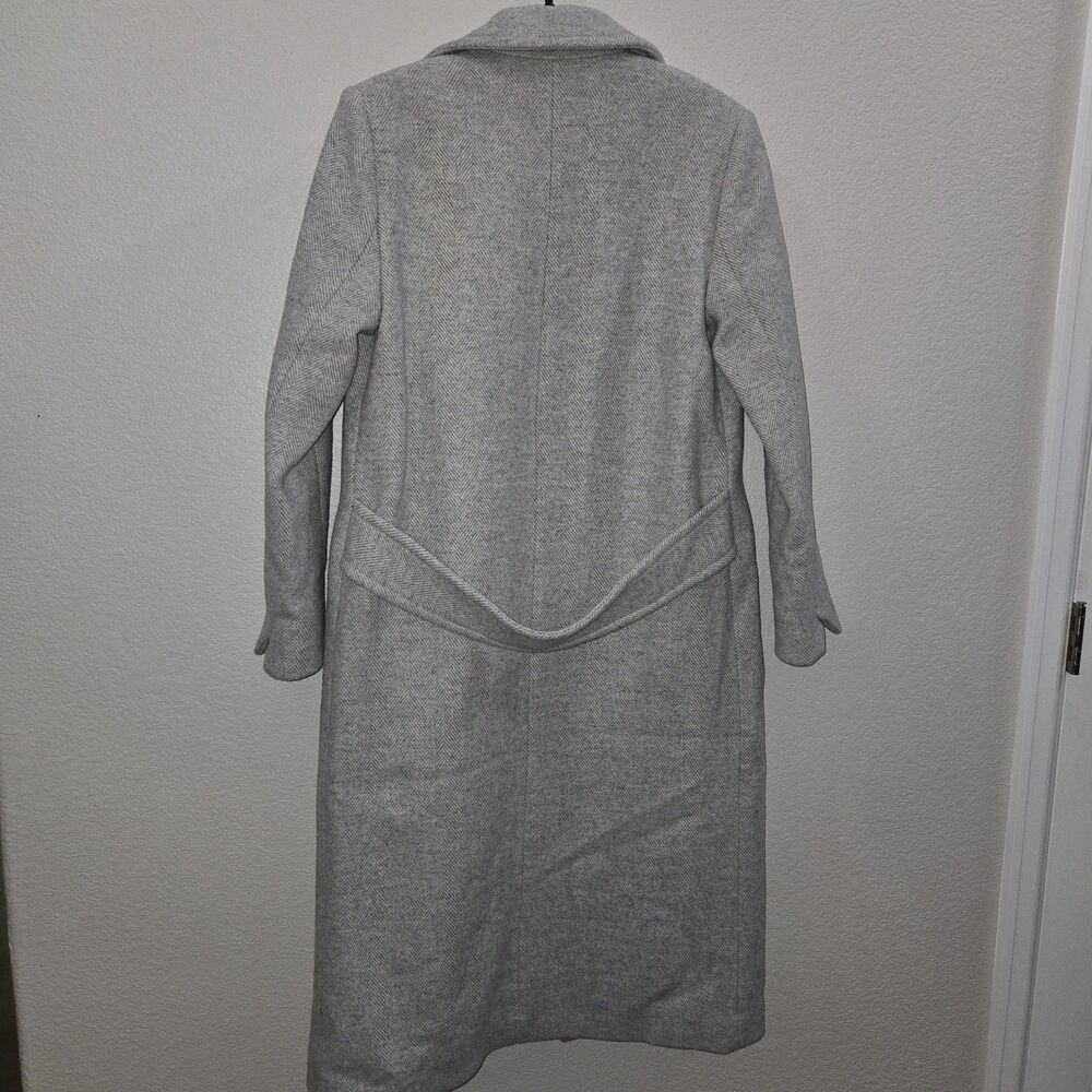 Zadig & Voltaire Mulan Double Breasted Grey Coat Size S New - Picture 16 of 16
